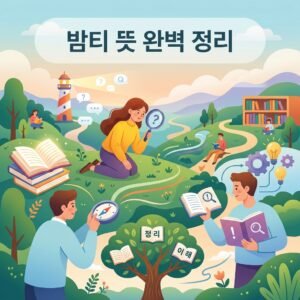 밤티 뜻 완벽 정리