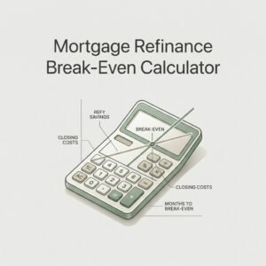 Mortgage Refinance Break-Even Calculator