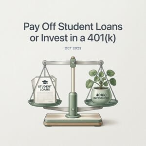Pay Off Student Loans or Invest in a 401(k)
