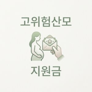 고위험산모 지원금