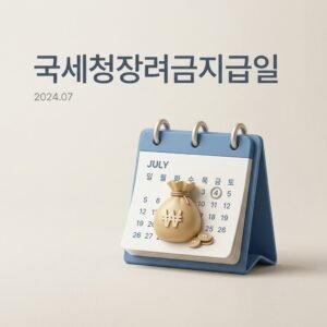 국세청장려금지급일