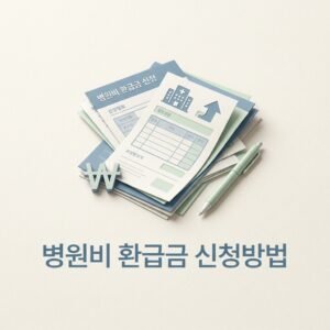 병원비 환급금 신청방법