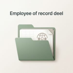 Employee of record deel